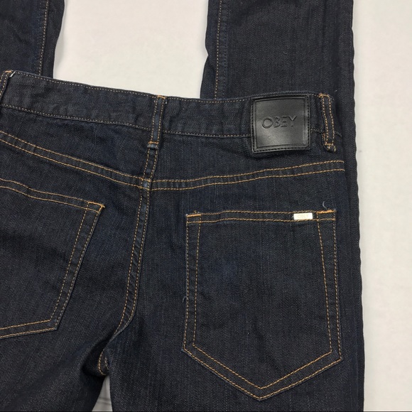 • Obey jeans • straight leg - Picture 4 of 8